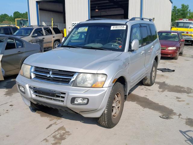 JA4MW51R52J005809 - 2002 MITSUBISHI MONTERO LI SILVER photo 2