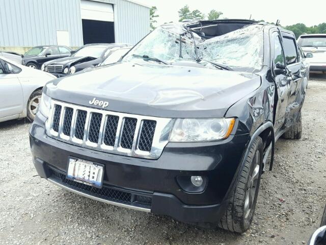 1J4RR6GT9BC600818 - 2011 JEEP GRAND CHER BLACK photo 2