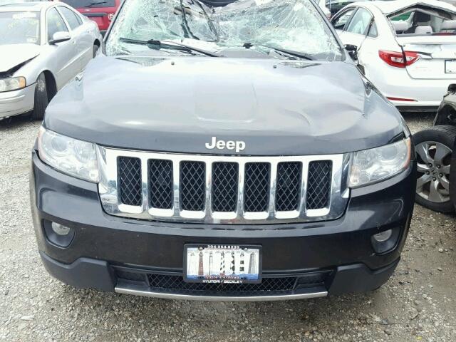 1J4RR6GT9BC600818 - 2011 JEEP GRAND CHER BLACK photo 7