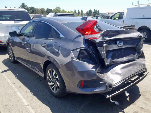 19XFC2F73HE228806 - 2017 HONDA CIVIC EX GRAY photo 3