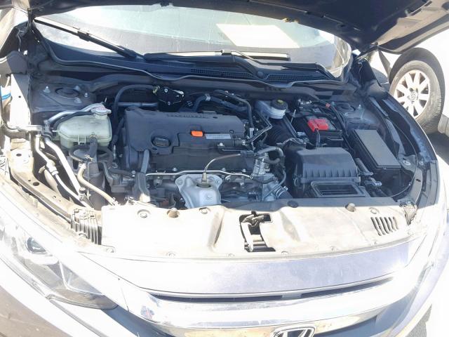 19XFC2F73HE228806 - 2017 HONDA CIVIC EX GRAY photo 7