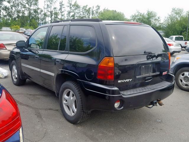 1GKDT13S772100241 - 2007 GMC ENVOY BLACK photo 3