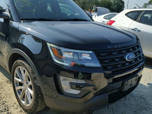 1FM5K8GTXGGB09142 - 2016 FORD EXPLORER BLACK photo 9