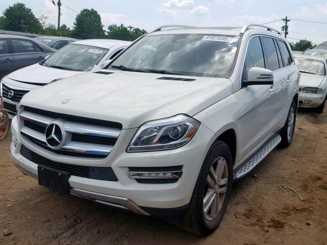 4JGDF7CE8DA133567 - 2013 MERCEDES-BENZ GL 450 4MA WHITE photo 2