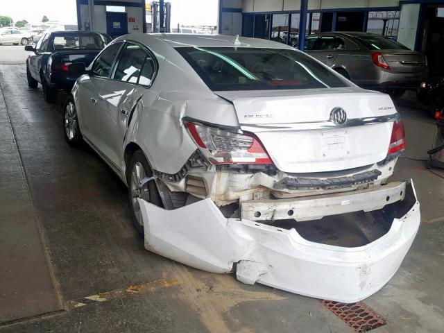 1G4GA5GR2EF129600 - 2014 BUICK LACROSSE WHITE photo 3