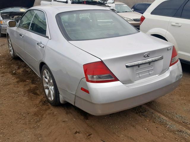 JNKAY41E33M005719 - 2003 INFINITI M45 SILVER photo 3