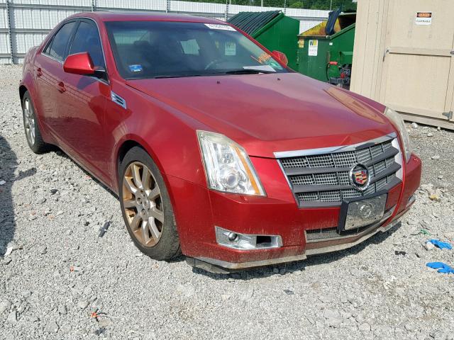 1G6DP57V080113067 - 2008 CADILLAC CTS HI FEA BURGUNDY photo 1