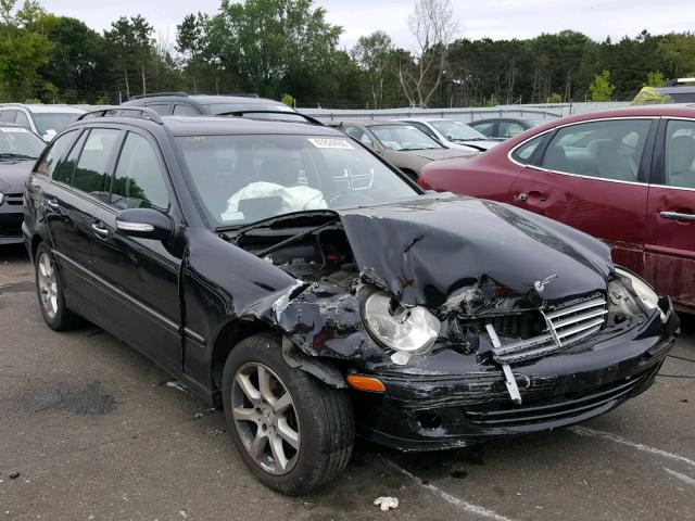 WDBRH81J45F634940 - 2005 MERCEDES-BENZ C 240 SPOR BLACK photo 1