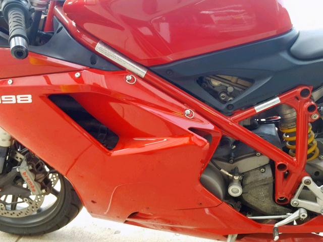 ZDM1XBEW38B013791 - 2008 DUCATI 1098 BASE RED photo 7