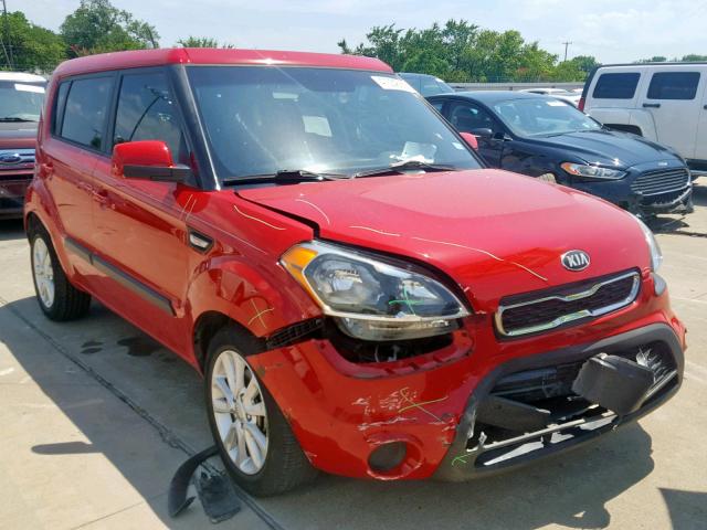 KNDJT2A54D7585003 - 2013 KIA SOUL RED photo 1