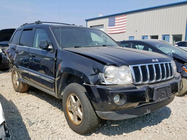 1J4HR58295C511394 - 2005 JEEP GRAND CHER BLACK photo 1