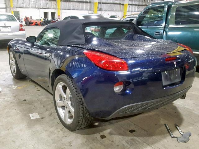 1G2MB33B66Y000156 - 2006 PONTIAC SOLSTICE BLUE photo 3