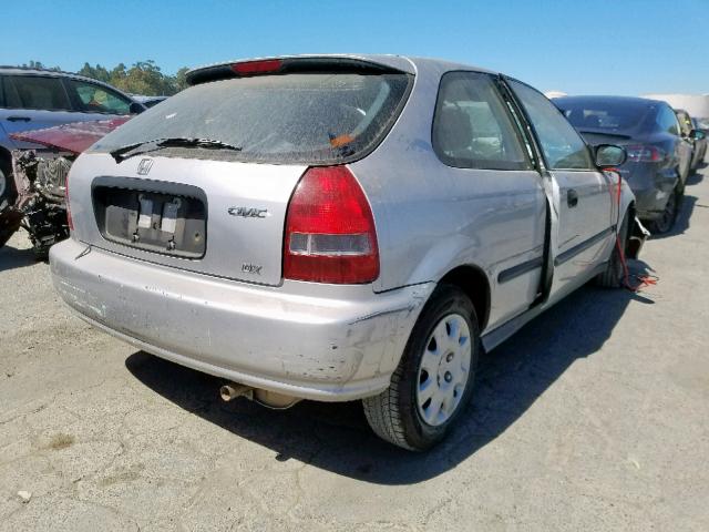 2HGEJ6345XH111655 - 1999 HONDA CIVIC DX SILVER photo 4