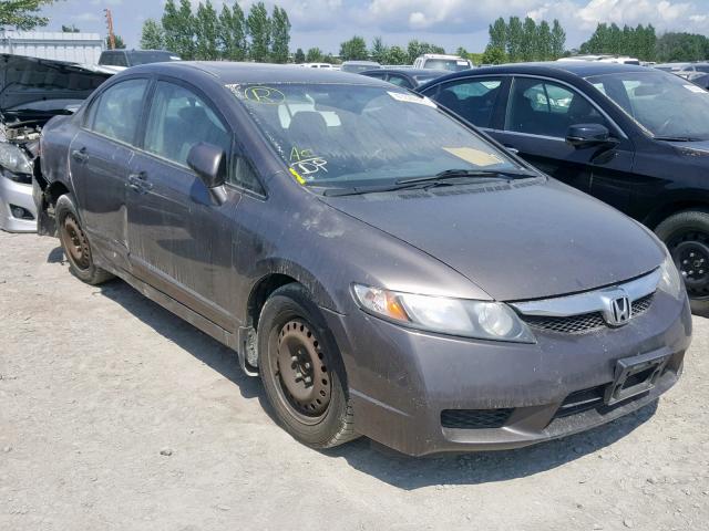2HGFA1F05AH032123 - 2010 HONDA CIVIC EXL 灰色 照片 1