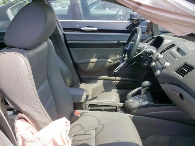 2HGFA1F05AH032123 - 2010 HONDA CIVIC EXL 灰色 照片 5