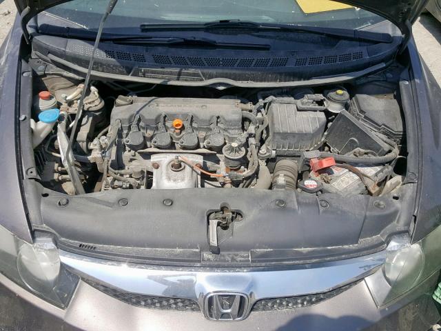 2HGFA1F05AH032123 - 2010 HONDA CIVIC EXL 灰色 照片 7