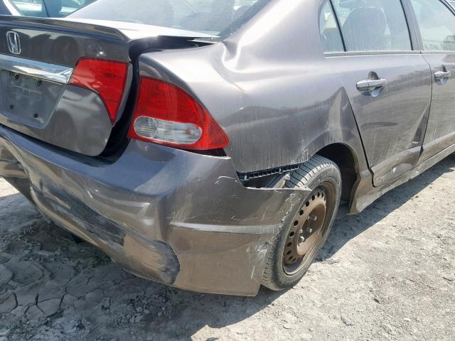 2HGFA1F05AH032123 - 2010 HONDA CIVIC EXL 灰色 照片 9