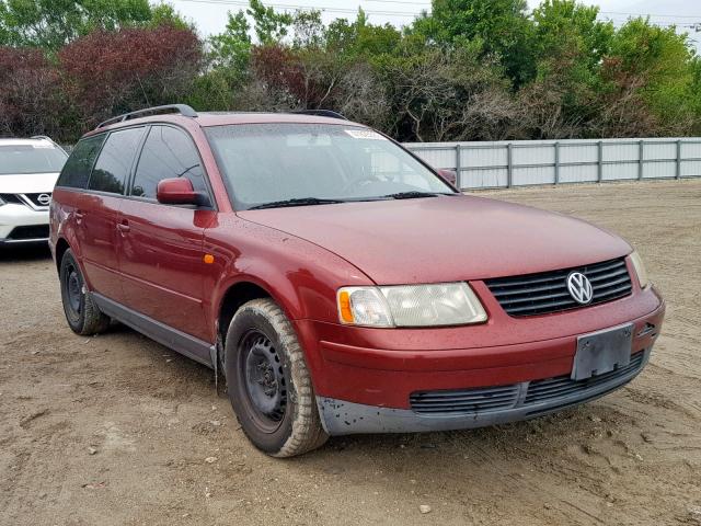 WVWNA63B8WE436237 - 1998 VOLKSWAGEN PASSAT GLS RED photo 1