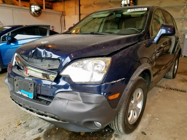 3GSDL43N78S505789 - 2008 SATURN VUE XE BLUE photo 2