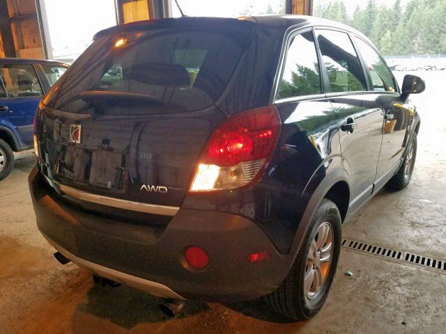 3GSDL43N78S505789 - 2008 SATURN VUE XE BLUE photo 4