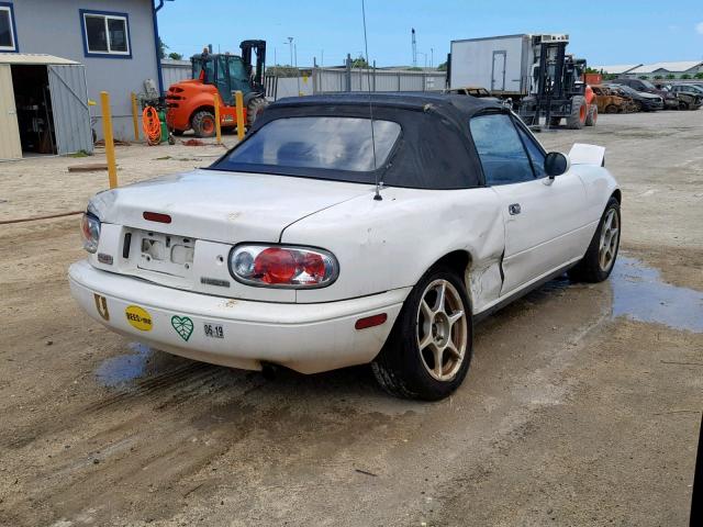 JM1NA3538S0606446 - 1995 MAZDA MX-5 MIATA WHITE photo 4