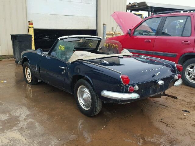 FD29171L - 1968 TRIUMPH CAR SPITFIRE BLUE photo 3