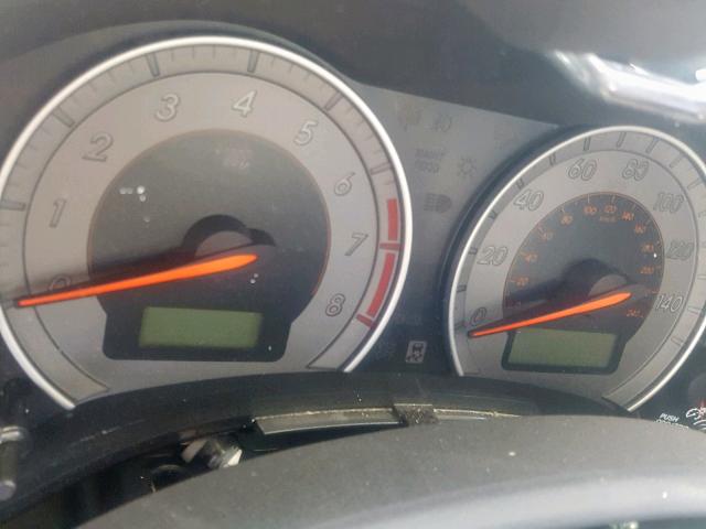 1NXBE40E19Z082593 - 2009 TOYOTA COROLLA XR 银色 照片 8