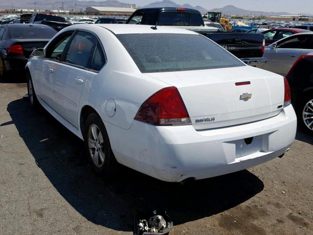 2G1WA5E34E1146364 - 2014 CHEVROLET IMPALA LIM WHITE photo 3