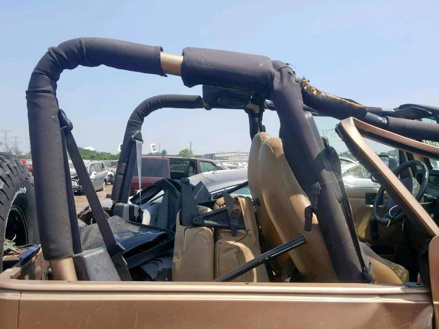 1J4FY19S4XP493318 - 1999 JEEP WRANGLER / TAN photo 6