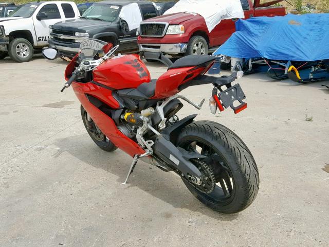 ZDM14BUW4EB018245 - 2014 DUCATI SUPERBIKE RED photo 3