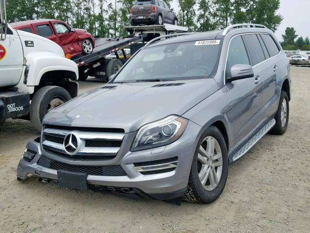 4JGDF6EE8GA698137 - 2016 MERCEDES-BENZ GL 450 4MA GRAY photo 2