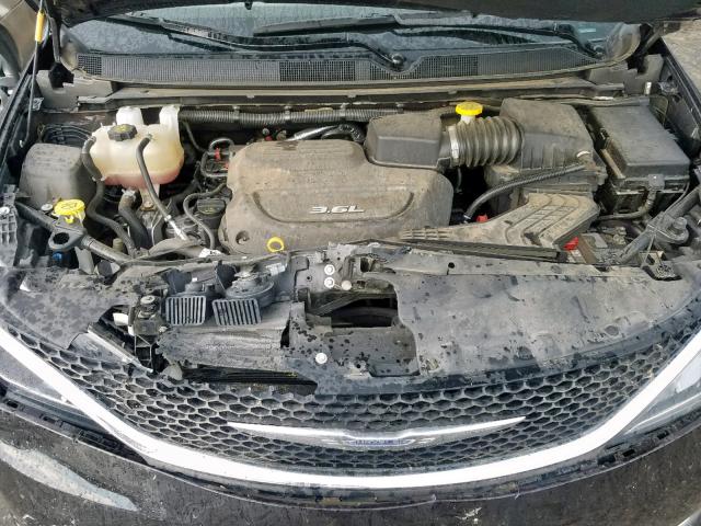 2C4RC1BG1HR542921 - 2017 CHRYSLER PACIFICA T BLACK photo 7