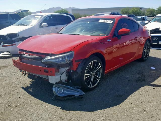 JF1ZNAA10G8703184 - 2016 TOYOTA SCION FR-S წითელი ფოტო 2