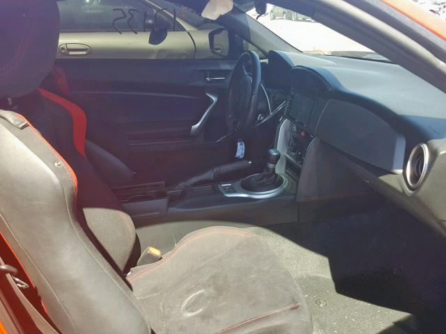JF1ZNAA10G8703184 - 2016 TOYOTA SCION FR-S წითელი ფოტო 5