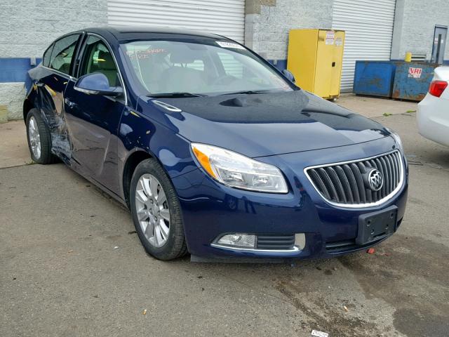 2G4GS5ER5C9202108 - 2012 BUICK REGAL PREM BLUE photo 1