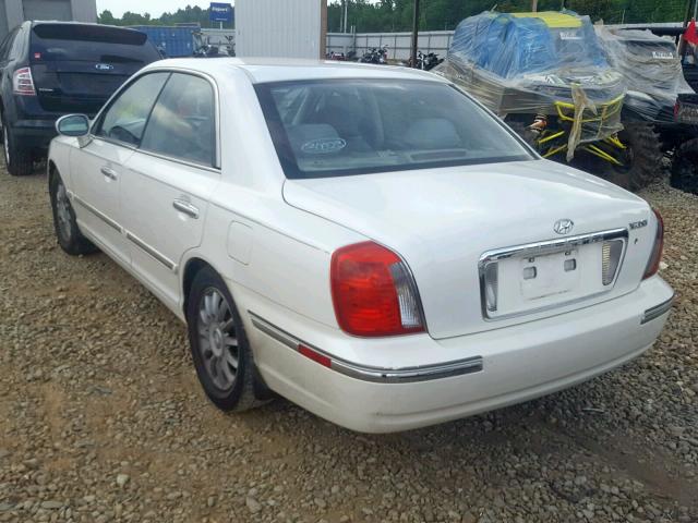 KMHFU45E04A353683 - 2004 HYUNDAI XG 350 WHITE photo 3