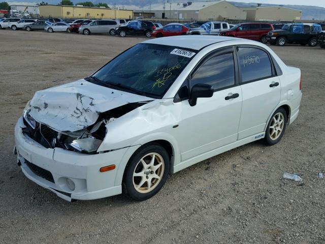 JS2RA62S375354006 - 2007 SUZUKI AERIO WHITE photo 2