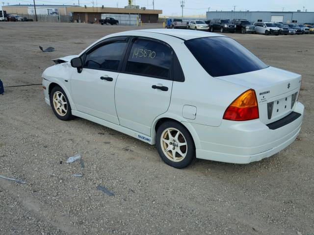 JS2RA62S375354006 - 2007 SUZUKI AERIO WHITE photo 3