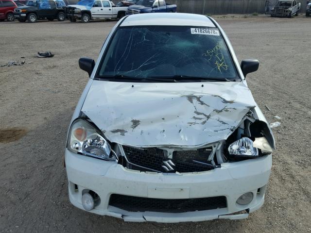 JS2RA62S375354006 - 2007 SUZUKI AERIO WHITE photo 9