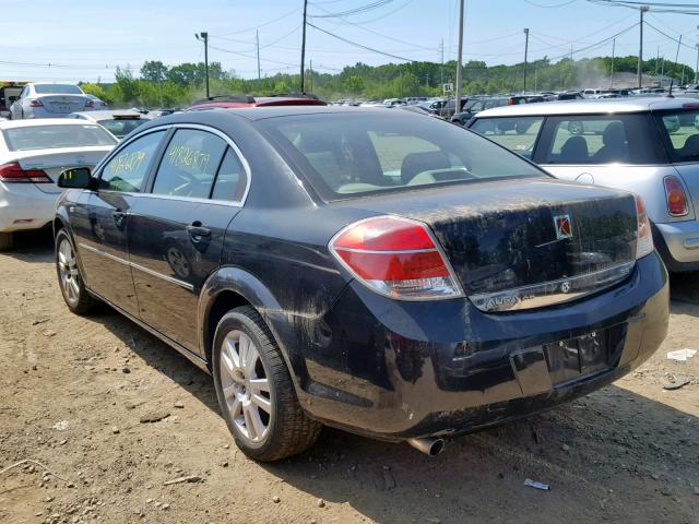 1G8ZS57N58F146249 - 2008 SATURN AURA XE BLACK photo 3