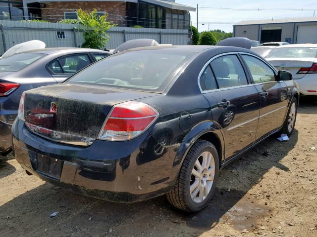 1G8ZS57N58F146249 - 2008 SATURN AURA XE BLACK photo 4