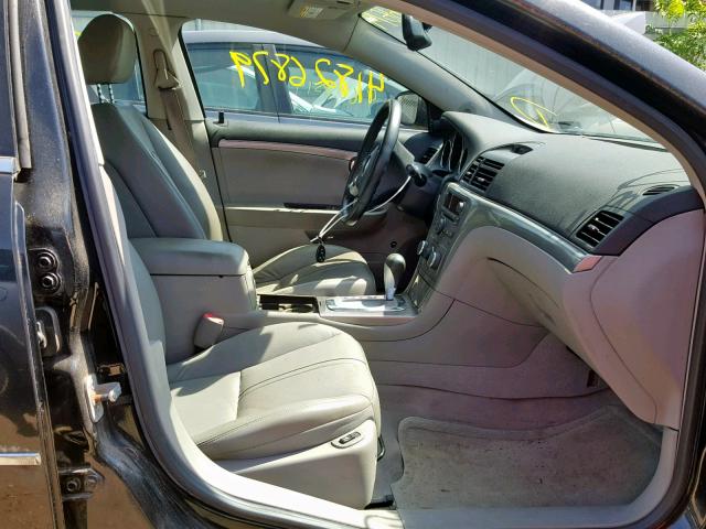 1G8ZS57N58F146249 - 2008 SATURN AURA XE BLACK photo 5