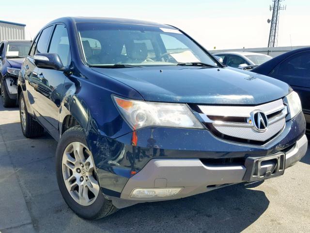 2HNYD28279H522054 - 2009 ACURA MDX BLUE photo 1