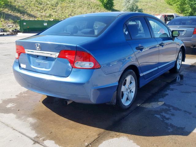 19XFA1F31AE057508 - 2010 HONDA CIVIC VP BLUE photo 4