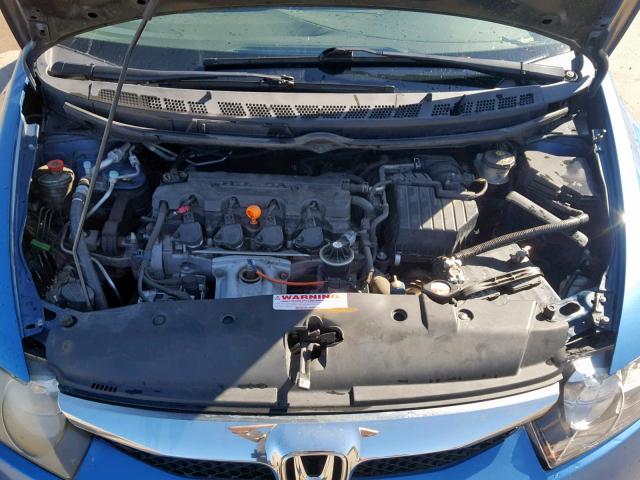 19XFA1F31AE057508 - 2010 HONDA CIVIC VP BLUE photo 7