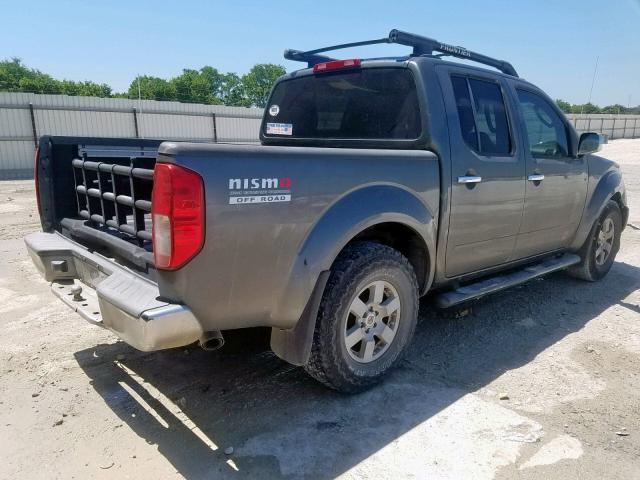 1N6AD07U55C457889 - 2005 NISSAN FRONTIER C GRAY photo 4