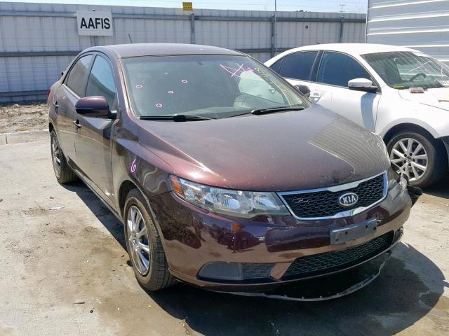 KNAFU4A28B5361405 - 2011 KIA FORTE EX PURPLE photo 1