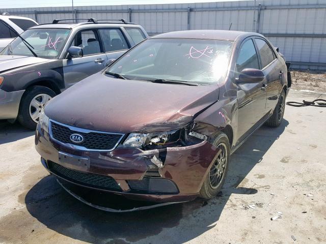 KNAFU4A28B5361405 - 2011 KIA FORTE EX PURPLE photo 2