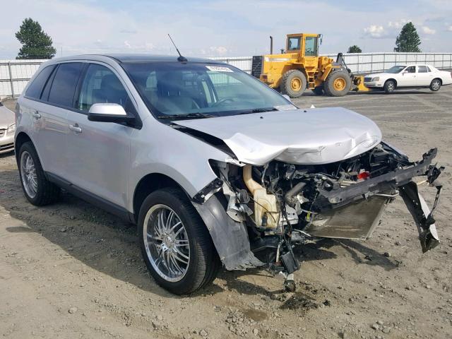 2FMDK4JC8DBB54614 - 2013 FORD EDGE SEL SILVER photo 1