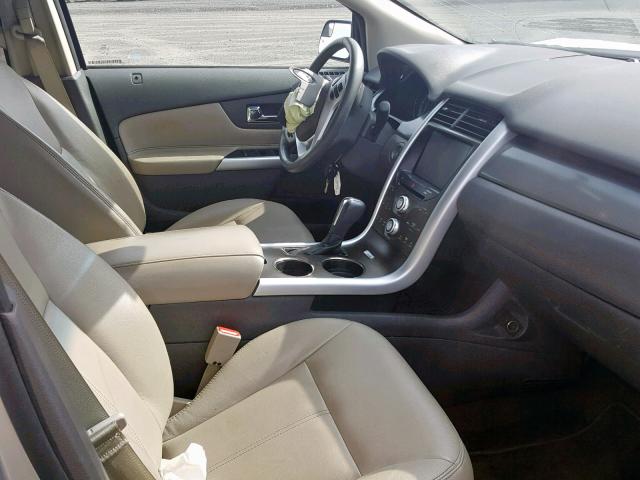 2FMDK4JC8DBB54614 - 2013 FORD EDGE SEL SILVER photo 5